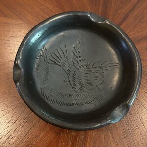 Vintage 🇲🇽Dona Rosa Oaxacan Bird 🇲🇽pottery ashtray/trinket dish